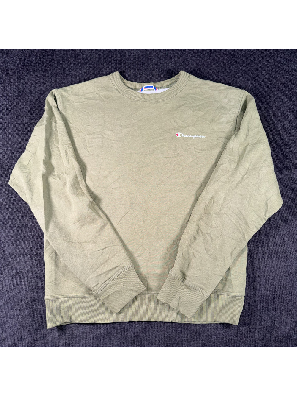 Champion Olive Green Crewneck Sweatshirt Medium